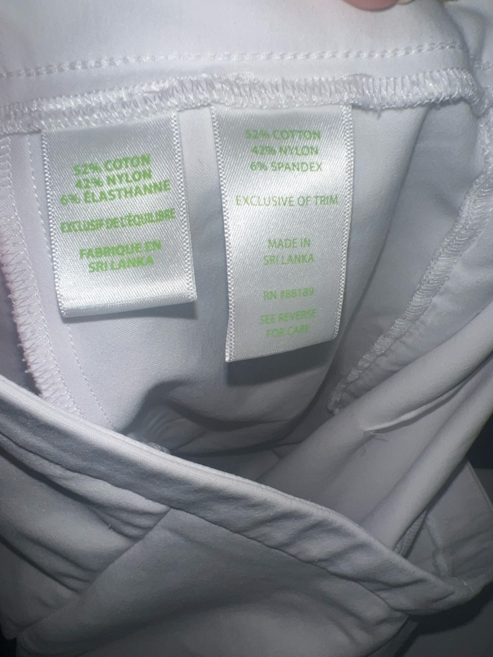 Lilly Pulitzer White Ponte Skinny Pants - Picture 7 of 7